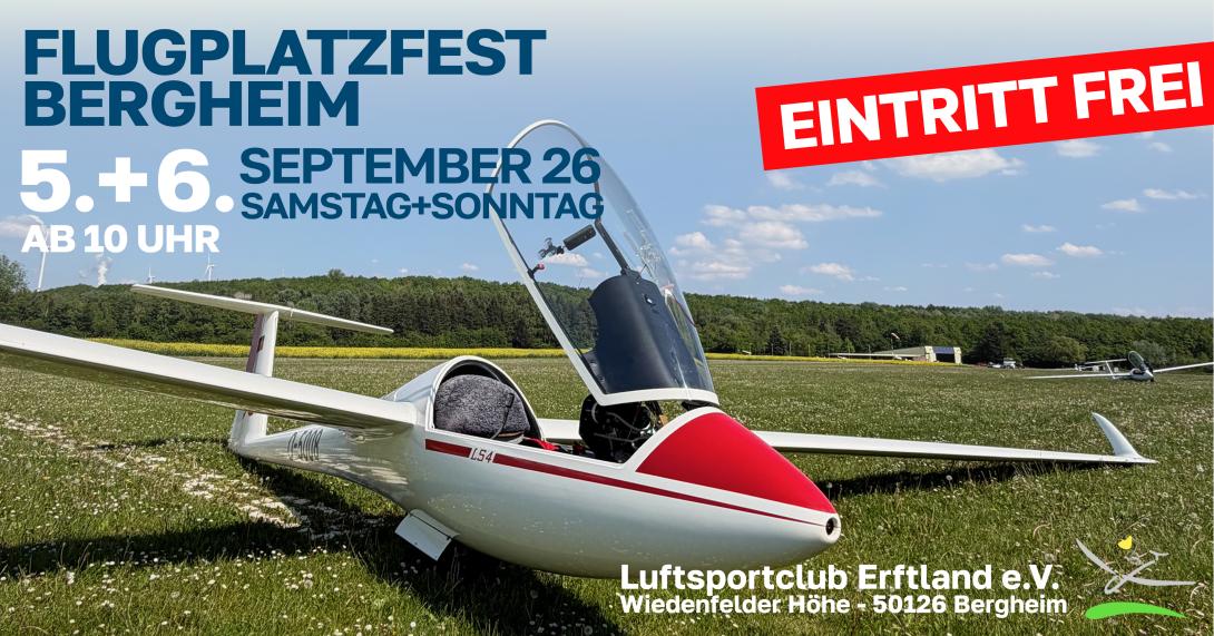 Flugplatzfest 2026 in Bergheim
