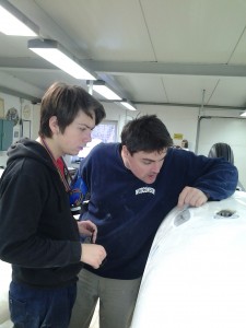 Richtung der Gewebelagen bestiimen